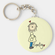 Expecting Baby Tshirts and Gifts Keychain