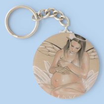 Expecting Fairy Keychain keychains