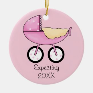 Expecting Ornament (Pink)