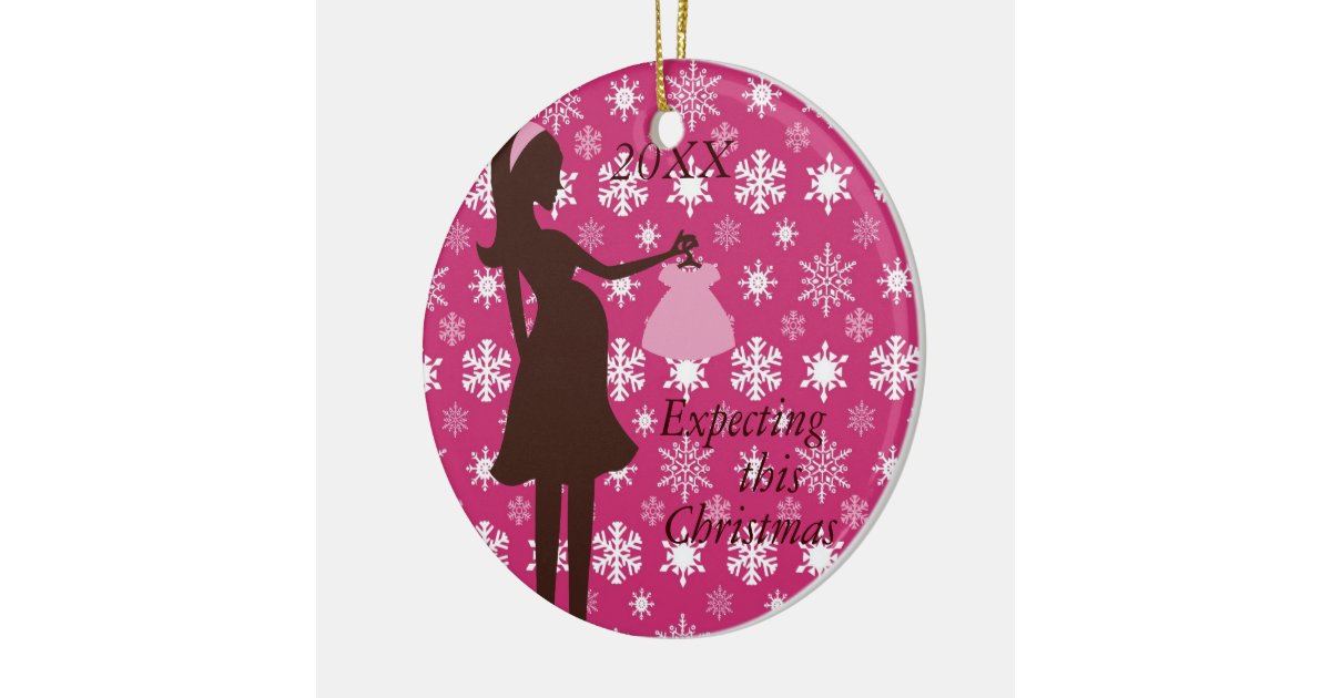expecting this christmas pregnancy ornament zazzle expecting this christmas pregnancy ornament zazzle