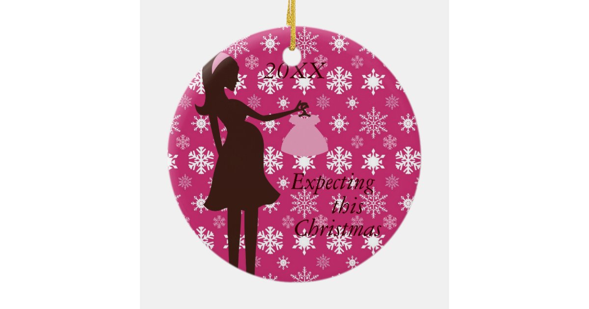 expecting this christmas pregnancy ornament zazzle expecting this christmas pregnancy ornament zazzle