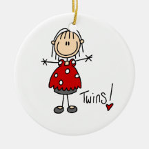 Expecting Twins T-shirts and Gifts Ornaments