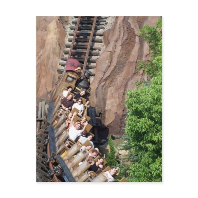 Expedition Everest Roller Coaster Postcards by dduhaime55