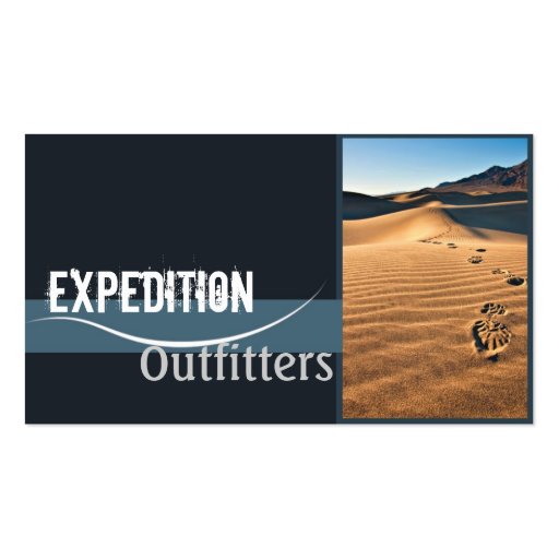 Expedition Outfitters Business Card (front side)