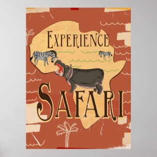 Vintage Safari Posters | Zazzle