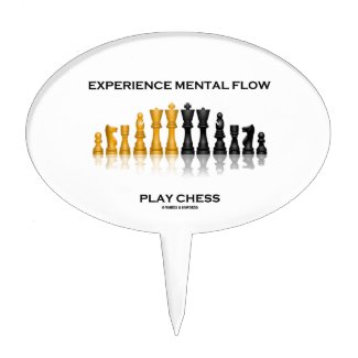 Experience Mental Flow Play Chess (Chess Set) Cake Pick