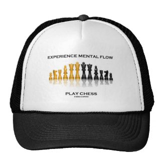 Experience Mental Flow Play Chess (Chess Set) Hat