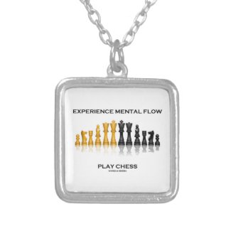 Experience Mental Flow Play Chess (Chess Set) Necklaces