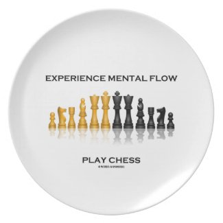 Experience Mental Flow Play Chess (Chess Set) Plates