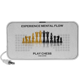 Experience Mental Flow Play Chess (Chess Set) Portable Speaker