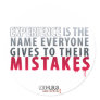 Experience Mistakes Sticker