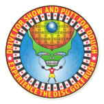 Experience The Rush Round Stickers