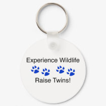 Experience Wildlife Raise Twins keychains