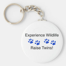 Experience Wildlife Raise Twins Keychains