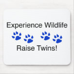 Experience Wildlife Raise Twins Mouse Mats