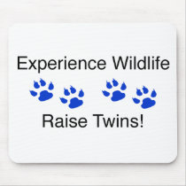Experience Wildlife Raise Twins Mouse Mats