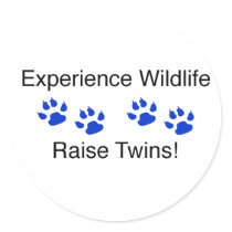 Experience Wildlife Raise Twins stickers by Scrappintwins Experience Wildlife Raise Twins stickers