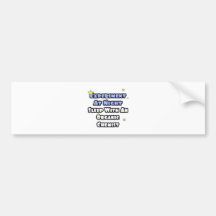 Experiment At Night...Sleep With an Organic Chemis Bumper Sticker
