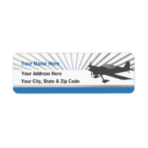 Experimental Aircraft Return Address Labels
