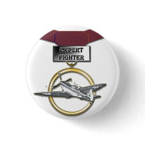 Expert Fighter medal button