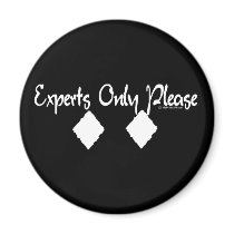 Experts Only Please magnets by Mall4MyLife Experts Only Please magnets