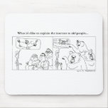"Explaining Heaven to Bears" Mousepad mousepads