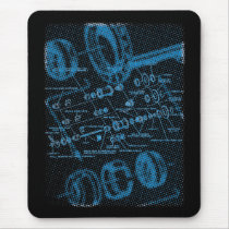 Exploded Hub Diagram (blue on dark) mousepads