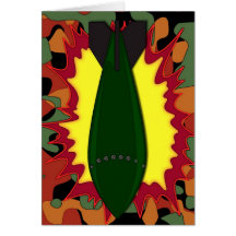 Exploding Bomb Card