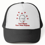 Exploding Love Head Mesh Hats