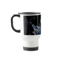 Exploding Thistle Travel Mug by givoice Exploding Thistle Travel Mug
