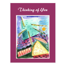 Exploration of a Space Primitive Thinking of You Post Cards