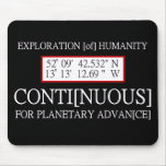 Exploration [of] Humanity Rendlesham Binary Code Mouse Pads
