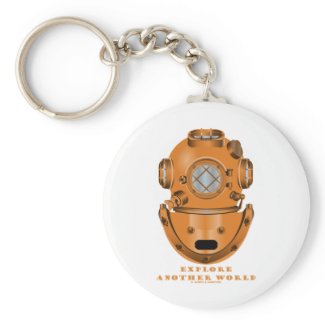 Explore Another World (Deep Diving Helmet) Keychain