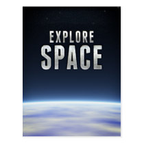 Explore Space postcards
