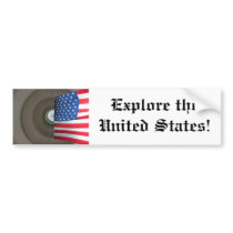Explore the United States! bumper stickers