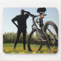 Exploring on a Bike 2 Mousepad