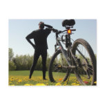Exploring on a Bike 2 Postcard