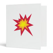 Explosion fire boom binders