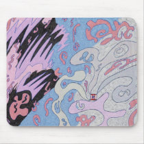 "Explosion in Space" Abstract Art mousepads by RLMdesignes "Explosion in Space" Abstract Art mousepads