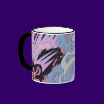 Explosion in Space, Abstract Art Mug