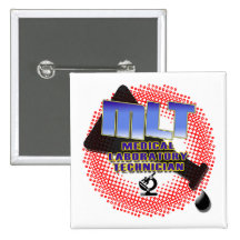 EXPLOSION MLT Medical Laboratory Technologist Button