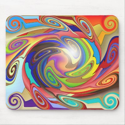 Explosion Mouse Pad by dndartstudio