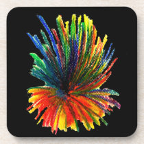 Explosion of colours Coaster cork coasters