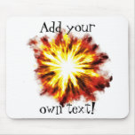 explosion over white mousepads