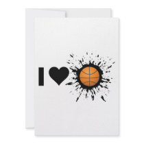 Explosive I Love Basketball Invites