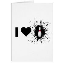 Explosive I Love Bowling 2 Cards