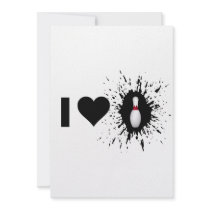 Explosive I Love Bowling 2 Custom Invites