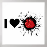 Explosive I Love Boxing posters