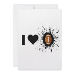 Explosive I Love Football invitations