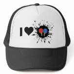 Explosive I Love Ping pong hats